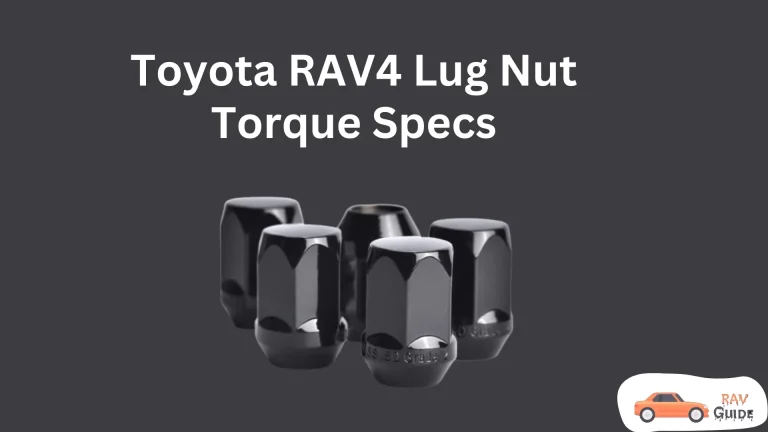 Toyota RAV4 Lug Nut Torque Specifications