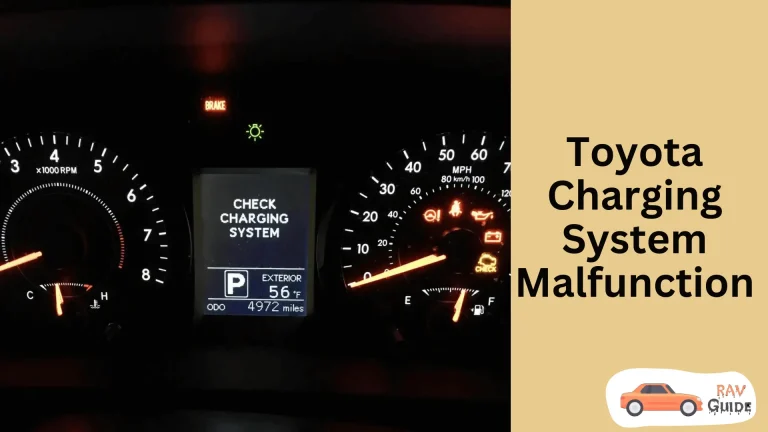 Toyota Charging System Malfunction (Solved & Explained)