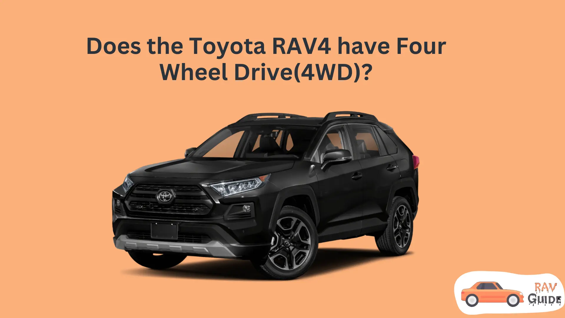 Does Toyota RAV4 have 4WD