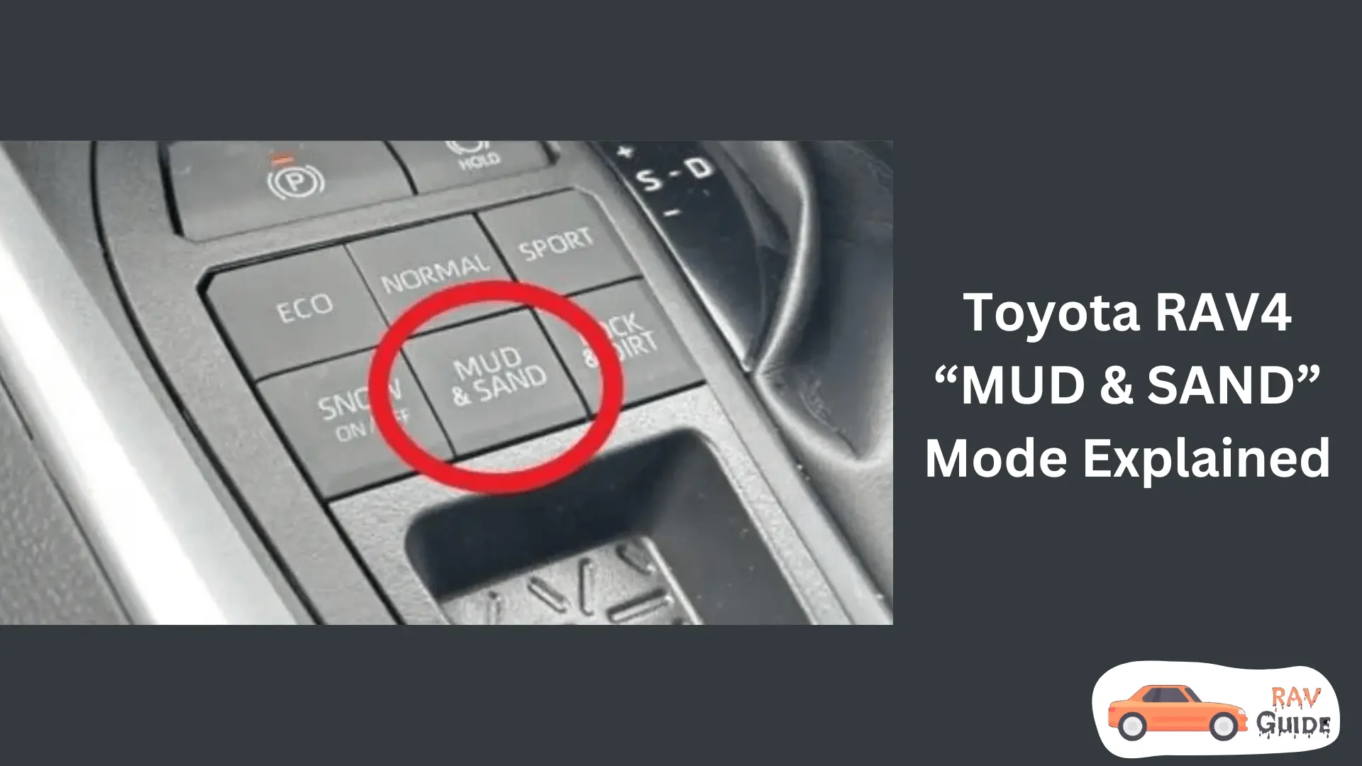 Toyota RAV4 MUD and SAND Mode