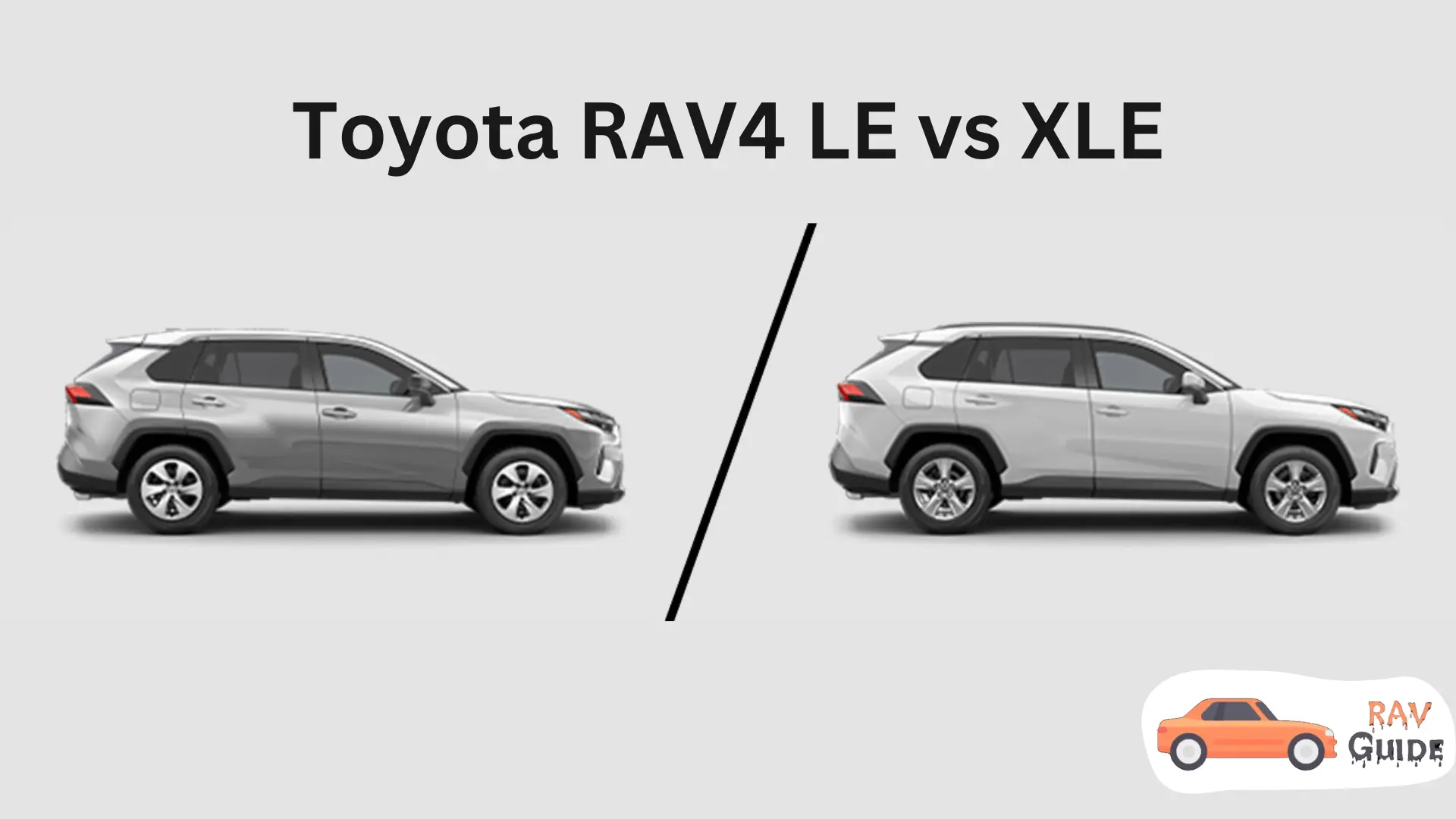 Toyota RAV4 LE vs XLE