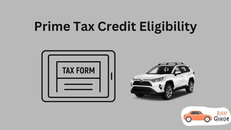 Toyota RAV4 Prime Tax Credit Eligibility