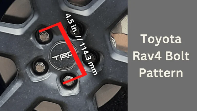 Toyota Rav4 Bolt Pattern (Explained)