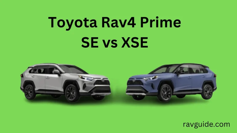 Toyota Rav4 Prime SE vs XSE