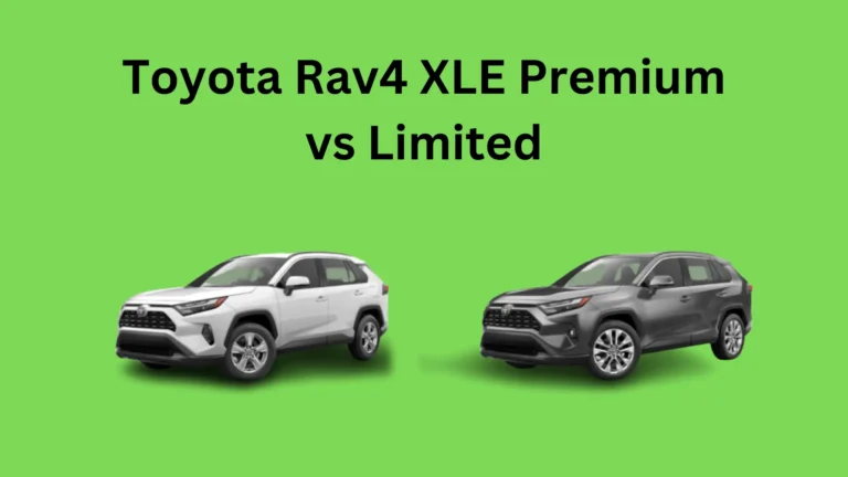 Toyota Rav4 XLE Premium vs Limited