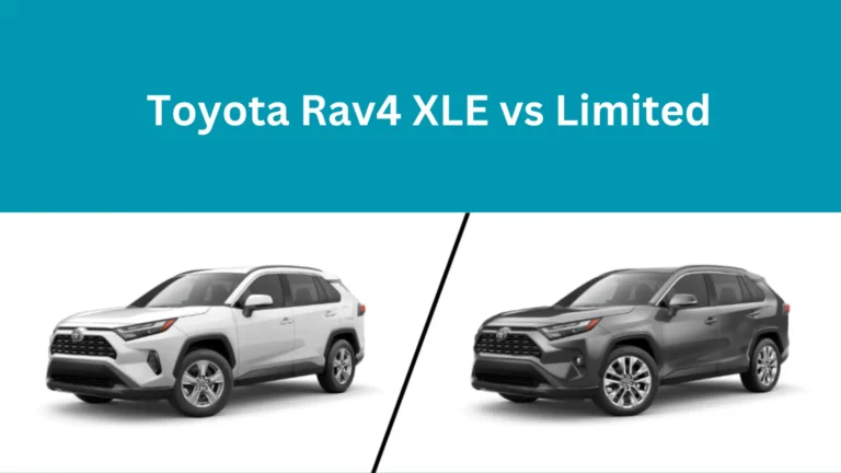Toyota Rav4 XLE vs Limited