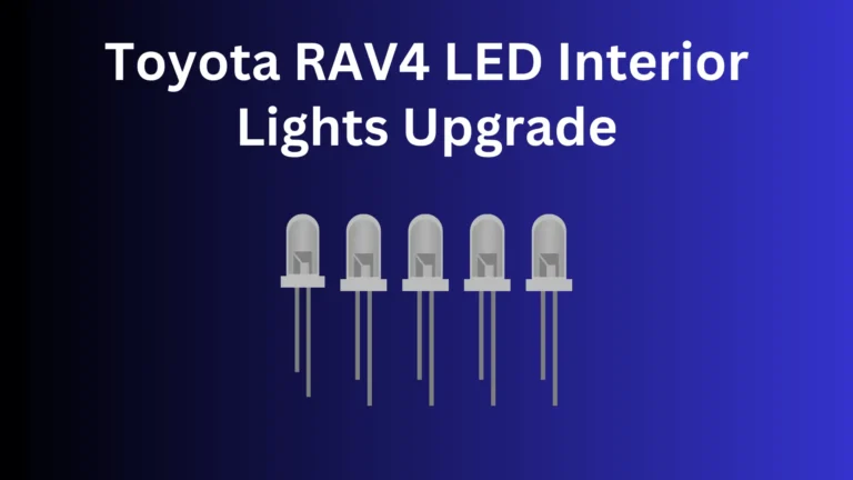 Toyota RAV4 LED Interior Lights Upgrade (Step by Step)