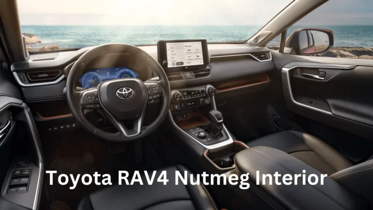 Toyota RAV4 Nutmeg Interior of 2024
