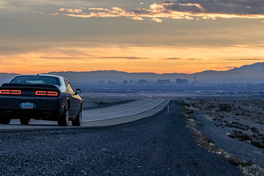 Driving in Las Vegas