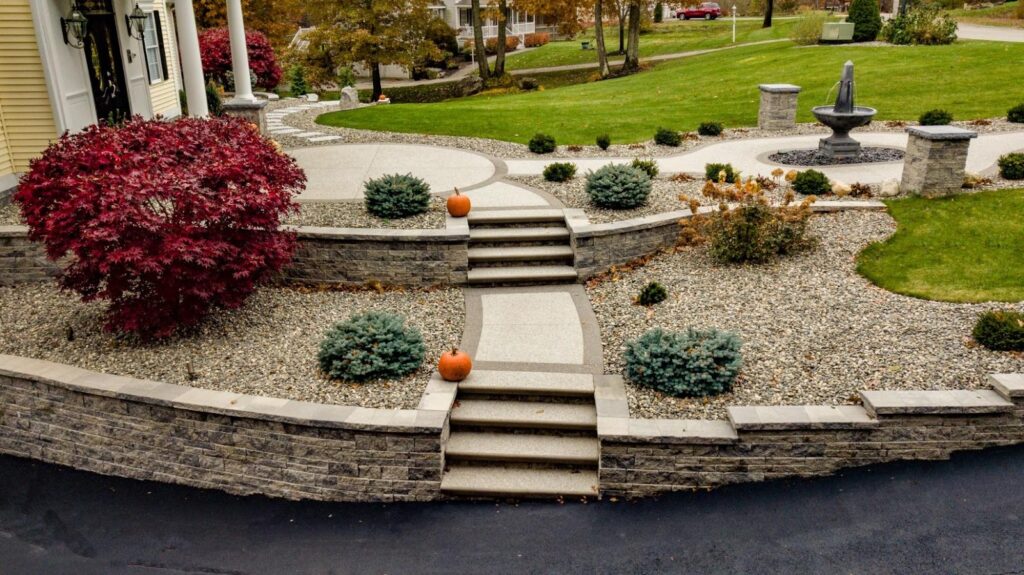 Outdoor Spaces with Advanced Retaining
